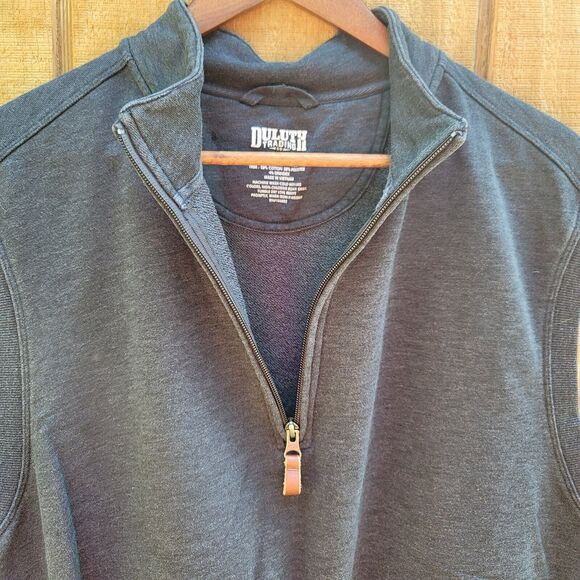 Duluth Trading Co Greenish Blue 1/4 Zip Pullover Vest Mens Size XL - Picture 3 of 9